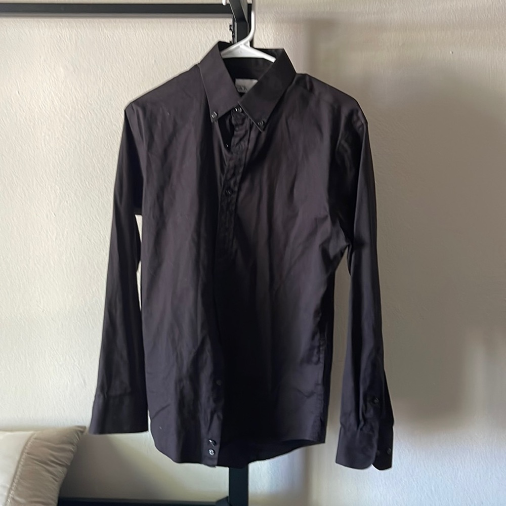 Black Long Sleeve Dress Shirt